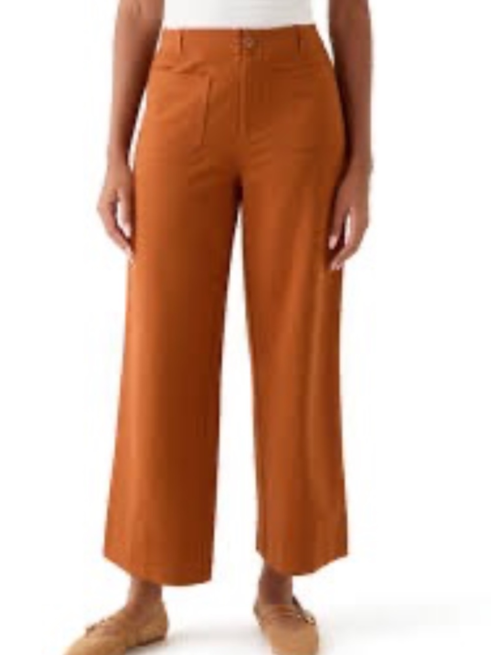 Nicole Miller NY High-Rise Straight Leg Pants 🤎